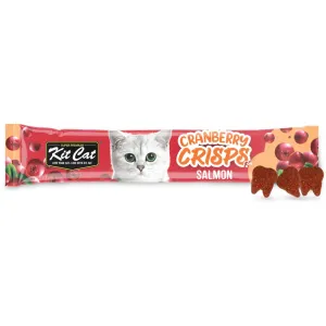 10 FOR $10 (Exp 14Oct24): Kit Cat Cranberry Crisps Salmon Cat Treats 20g