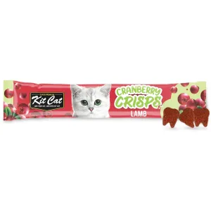 10 FOR $10 (Exp 9Nov24): Kit Cat Cranberry Crisps Lamb Cat Treats 20g