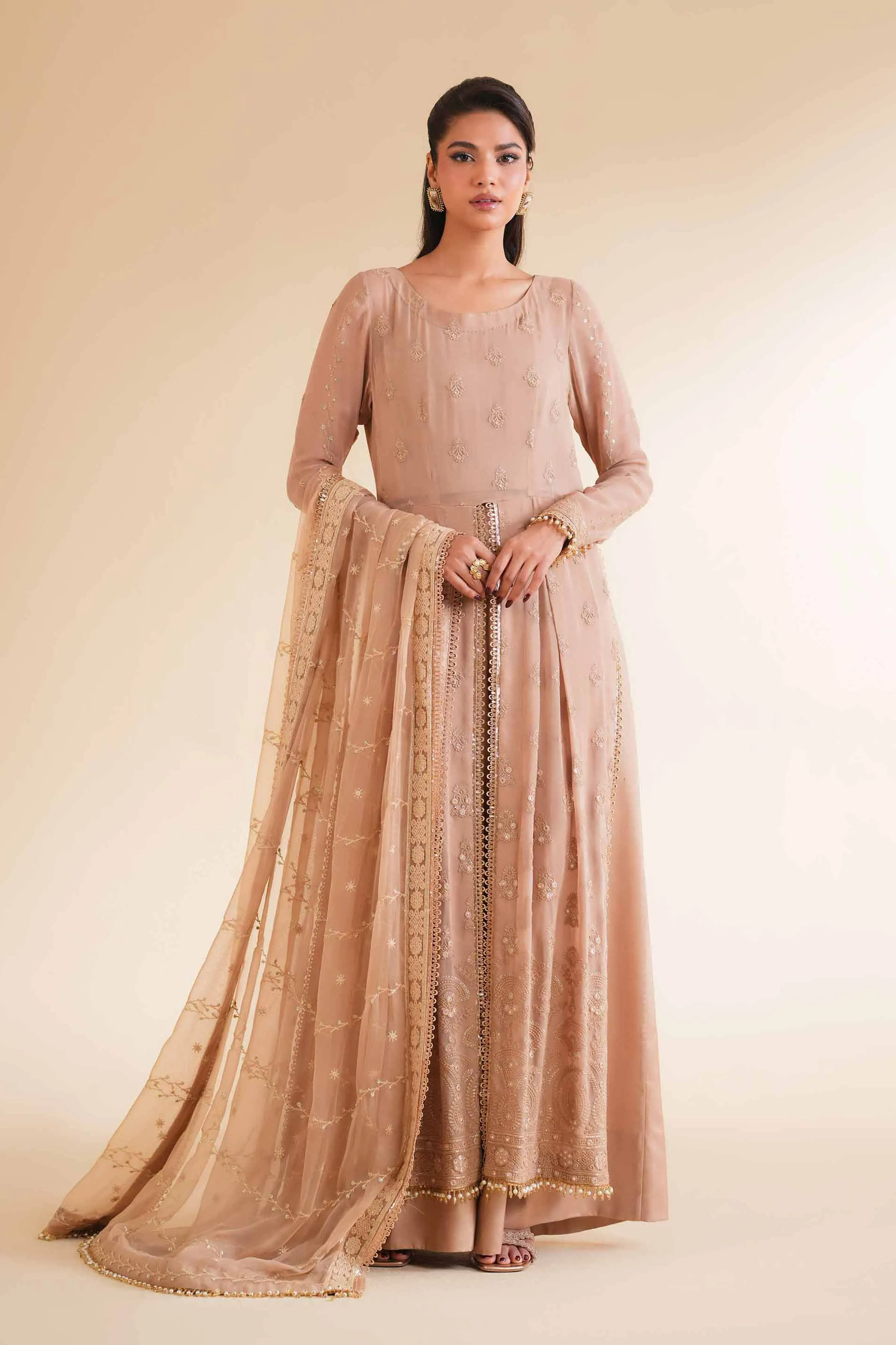 3 Piece - Dyed Embroidered Suit - 42501513