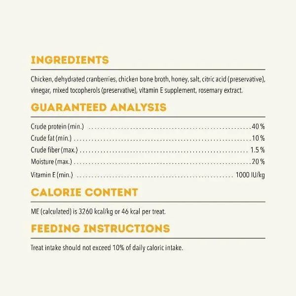 ACANA Chewy Strips Dog Treats - Immune System Support Chicken Recipe