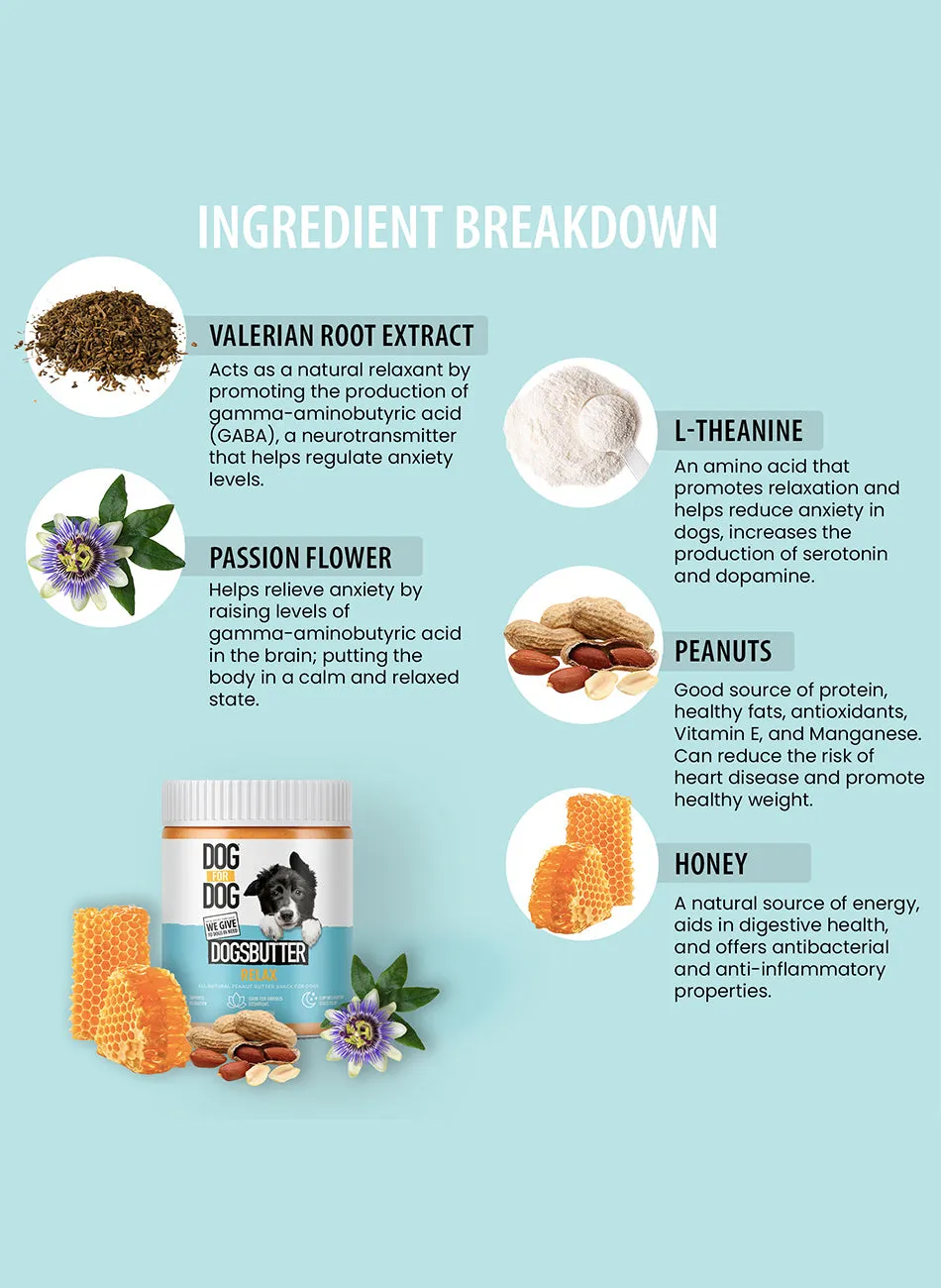 All-Natural Relax DogsButter 16oz