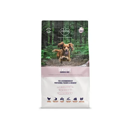 Alpha Sensitive Dog with Chicken & Rice 15kg Dry Dog Food