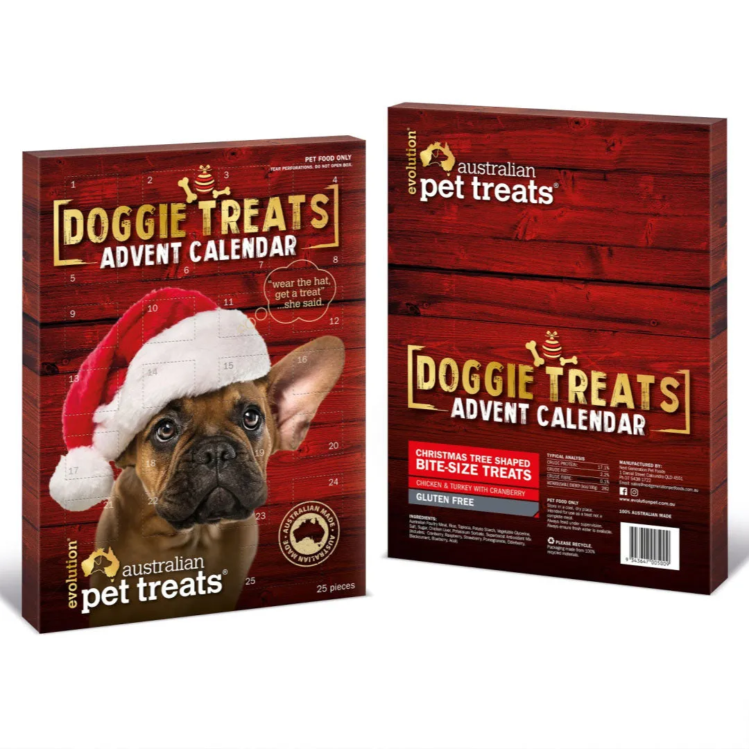 Australian Pet Treats Xmas Dog Treat Advent Calendar