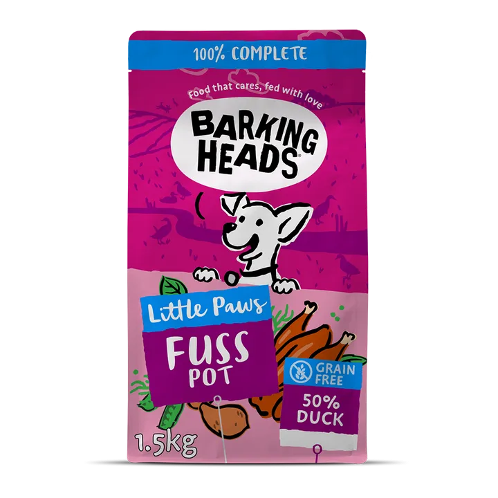 Barking Heads Little Paws Fuss Pot 1.5kg
