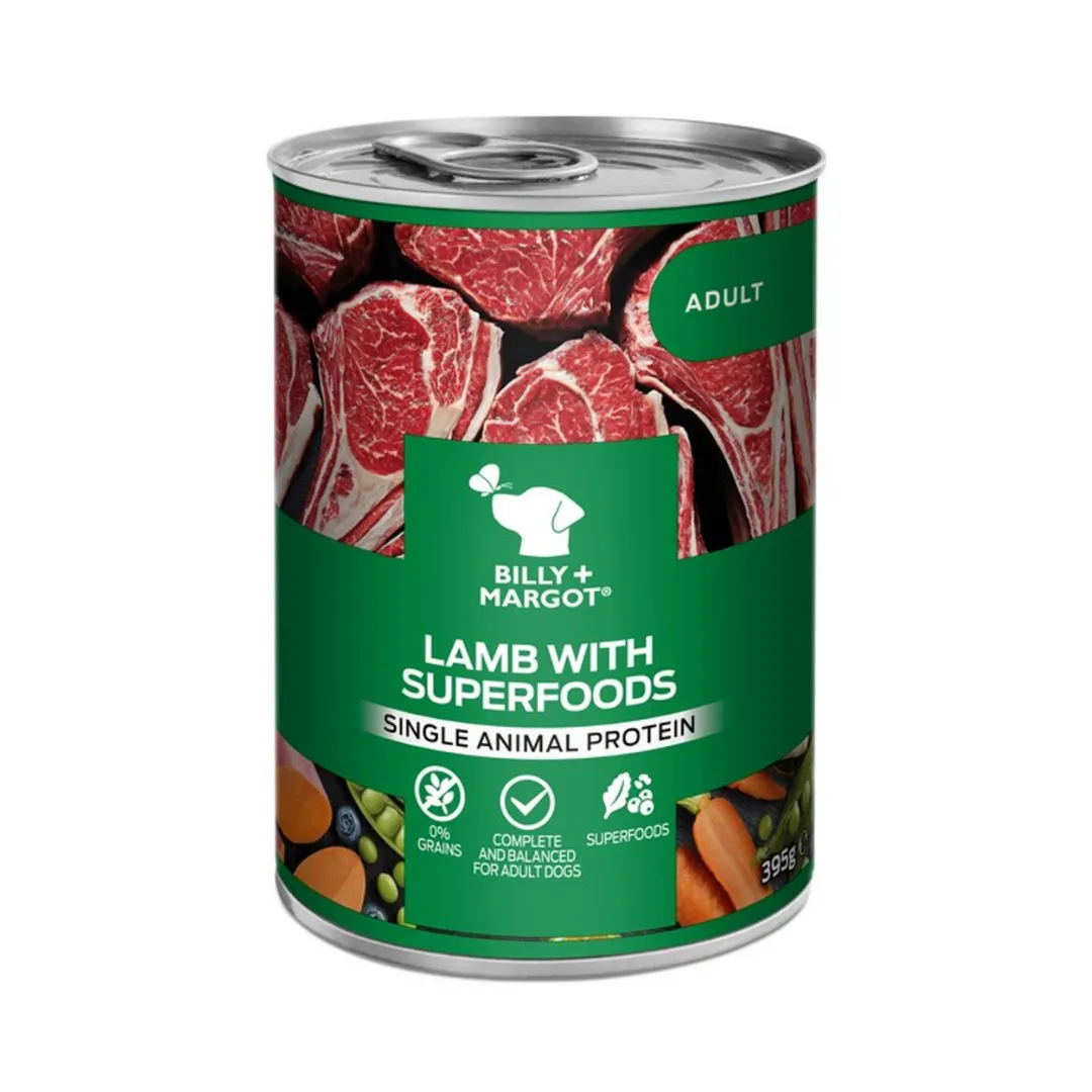 Billy & Margot Lamb with Superfoods Tin