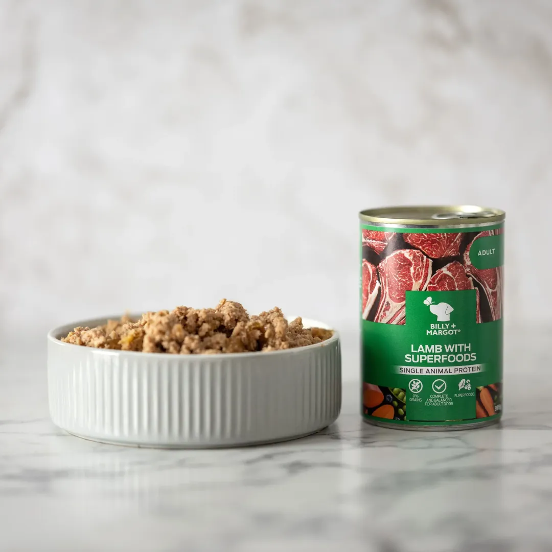 Billy & Margot Lamb with Superfoods Tin