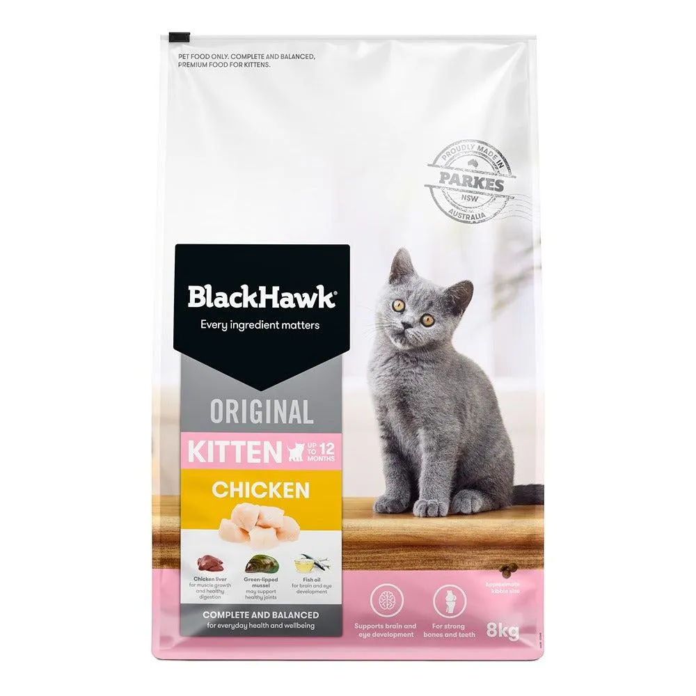 Black Hawk Original Chicken Dry Kitten Food