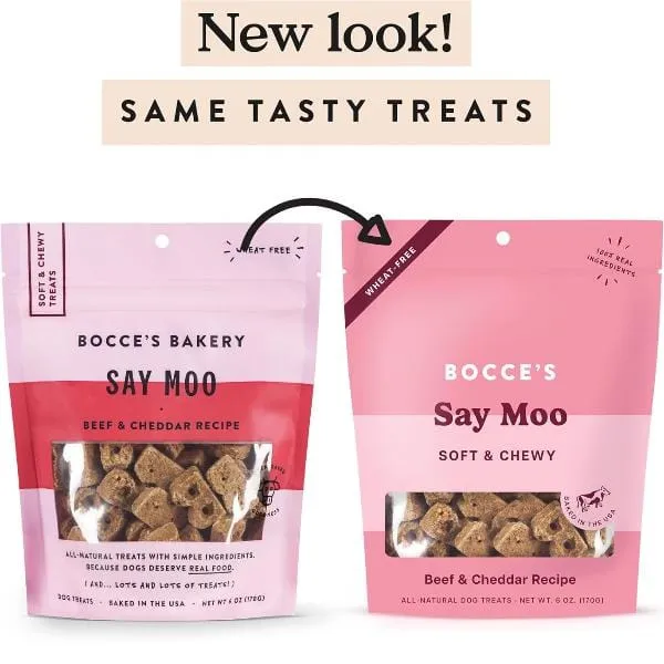 Bocce's Say Moo Soft & Chewy Dog Treats