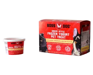 Boss Dog Frozen Yogurt Cheddar & Bacon Cat & Dog Treat