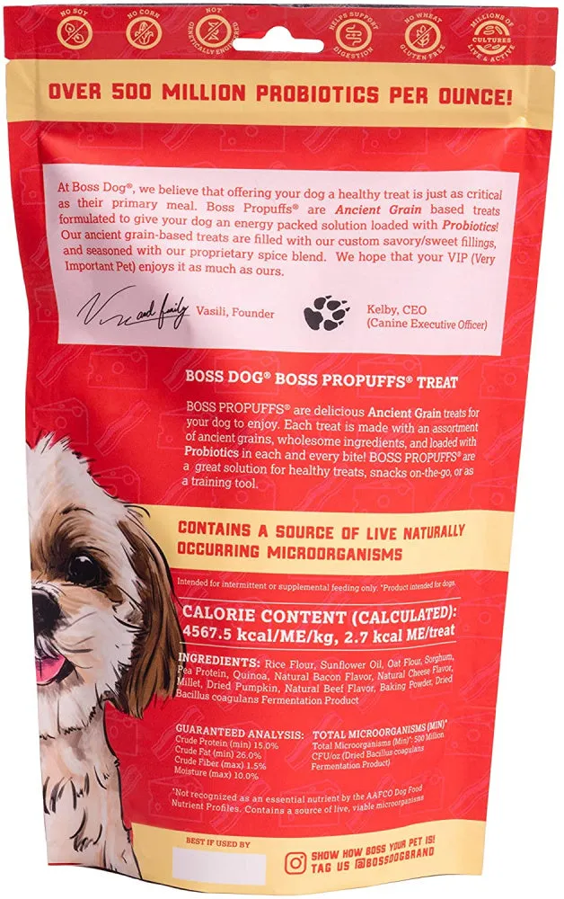 Boss Dog ProPuffs Bacon & Cheddar Flavor Dog Treats