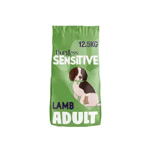 Burgess Adult Sensitive Lamb & Rice 12.5kg Dry Dog Food