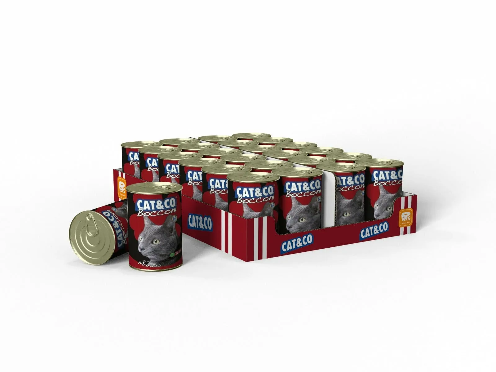 Cat&Co WET Beef 24x405g Box