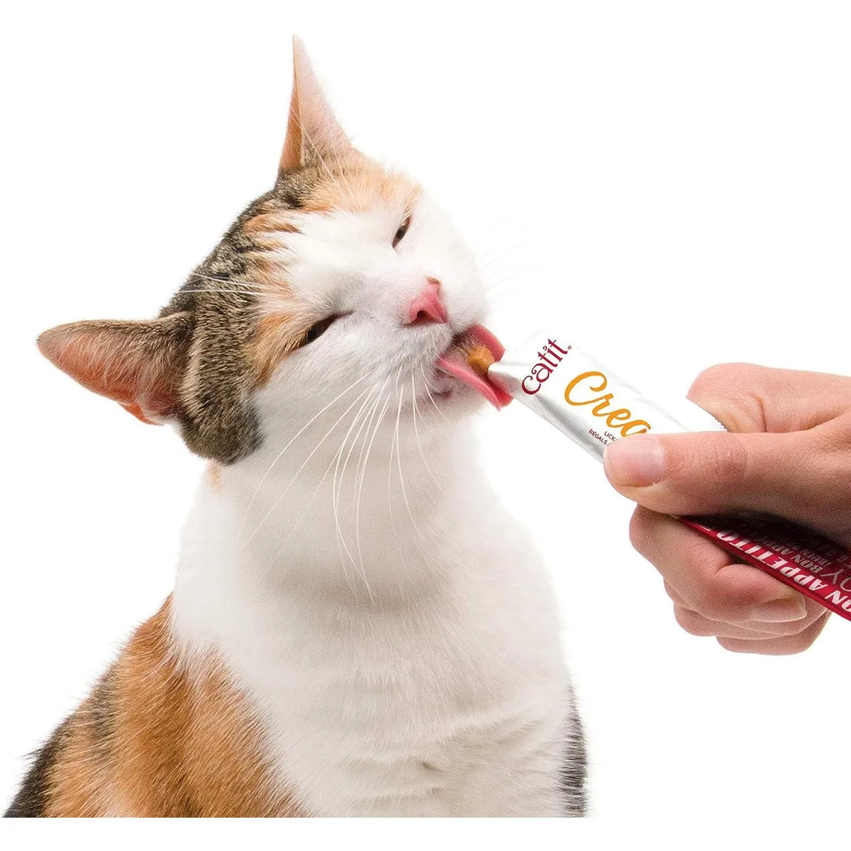 Catit Creamy Lickable Chicken Shrimp Cat Treats 5 Pack