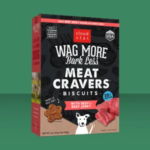 Cloud Star Wag More Meat Cravers Beef 12oz