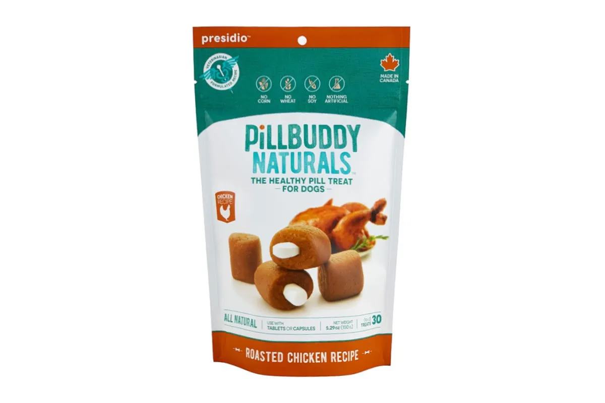 Complete Natural Nutrition Pill Buddy Naturals Roasted Chicken Pill Hiding Treats for Dogs