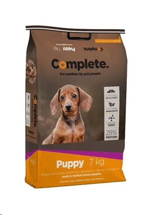 Complete puppy small to medium breed (select size for price )
