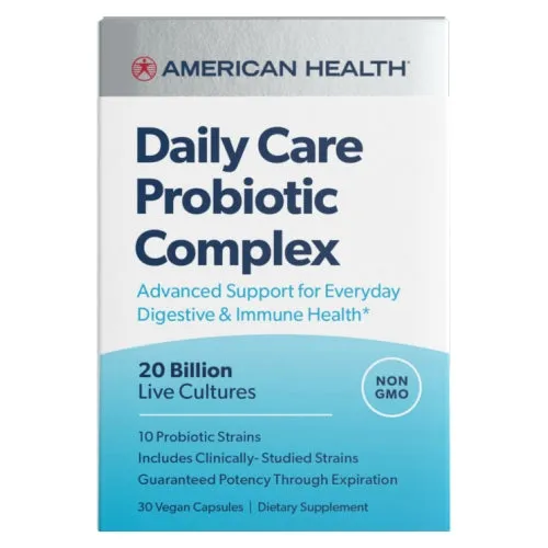 Daily Care Probiotic Complex 30 Caps By American Health