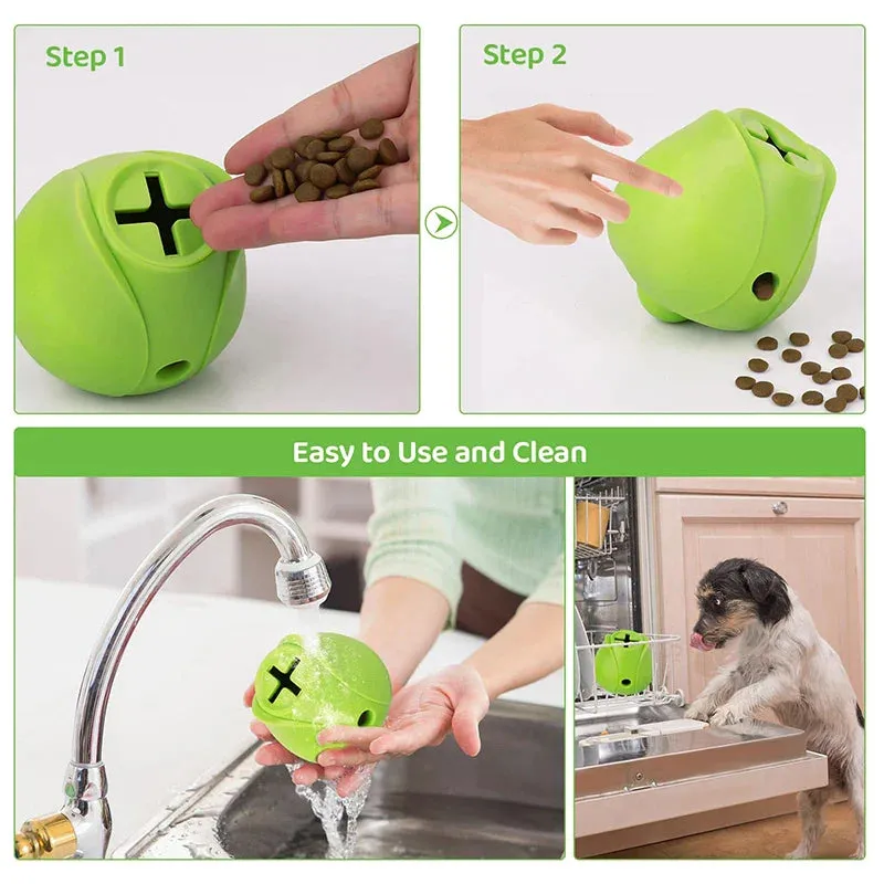 Dog Chew Toy for Small Medium Dogs Treat Dispensing Puzzle Ball
