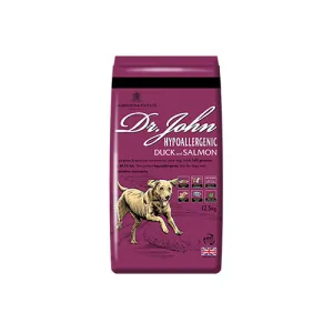 Dr. John Hypoallergenic Duck and Salmon 12.5kg Dry Dog Food
