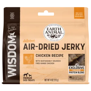 Earth Animal Wisdom Air-Dried Jerky for Dogs Chicken