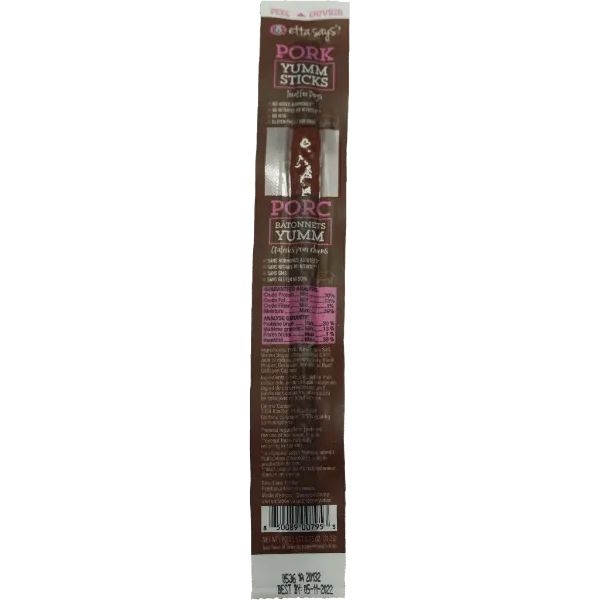 Etta Says! Yumm Pork Stick for Dogs