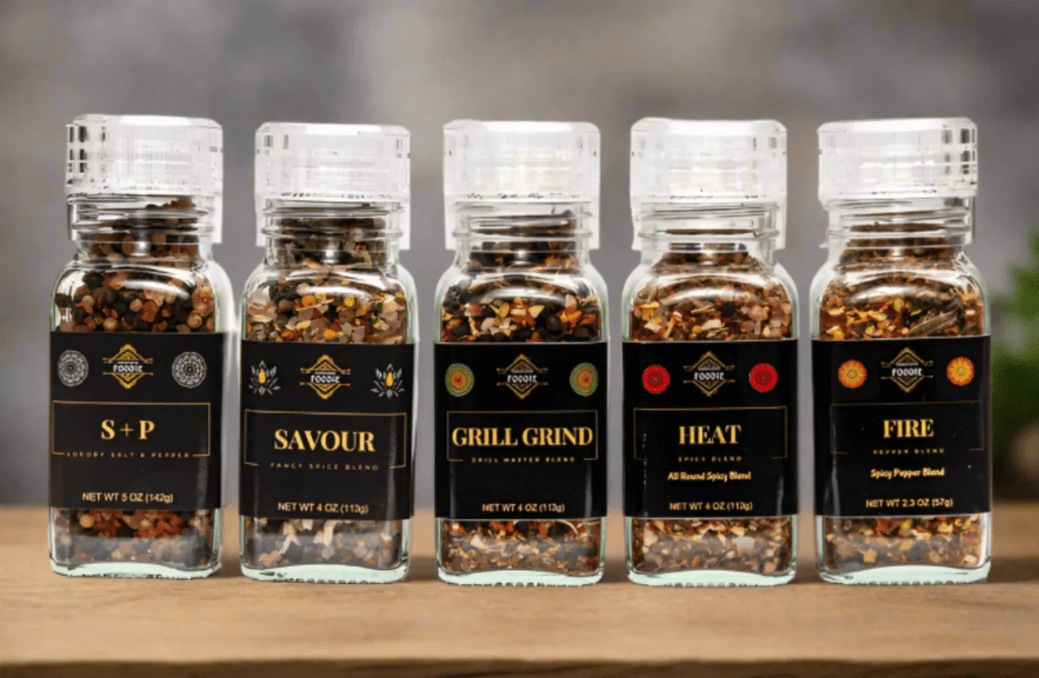 Fab Foodie - "The Complete Grinder Set"