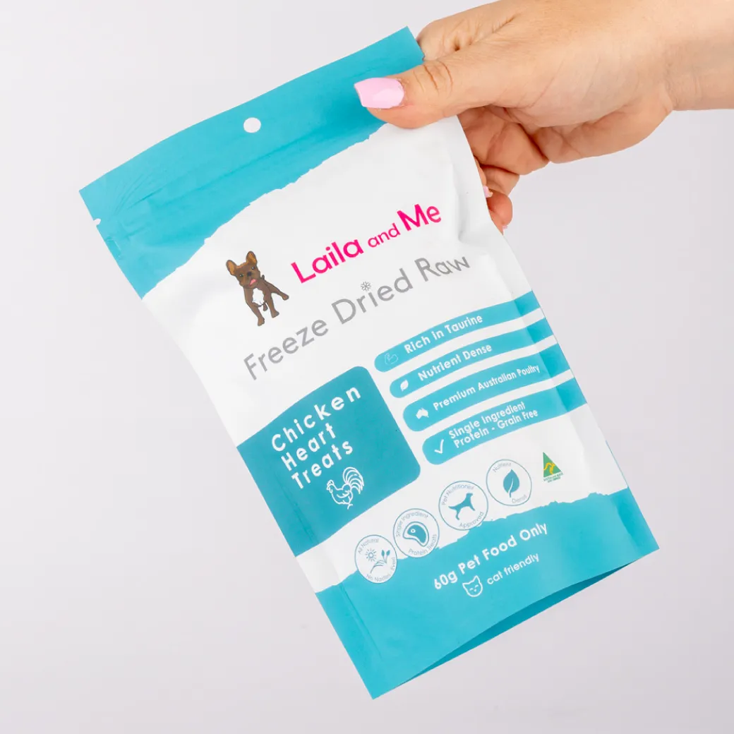 Freeze Dried Raw Chicken Hearts