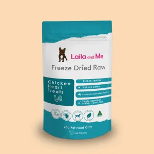 Freeze Dried Raw Chicken Hearts