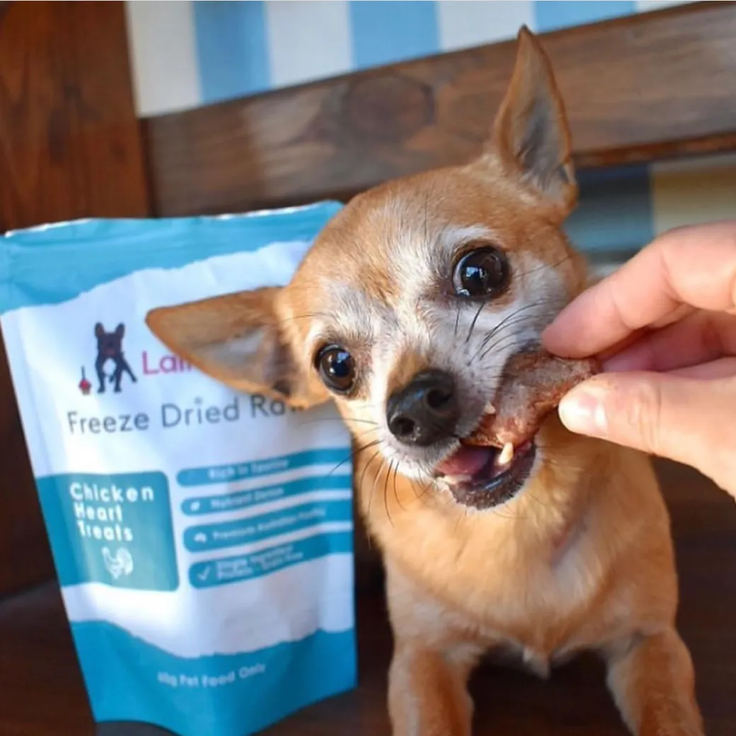 Freeze Dried Raw Chicken Hearts