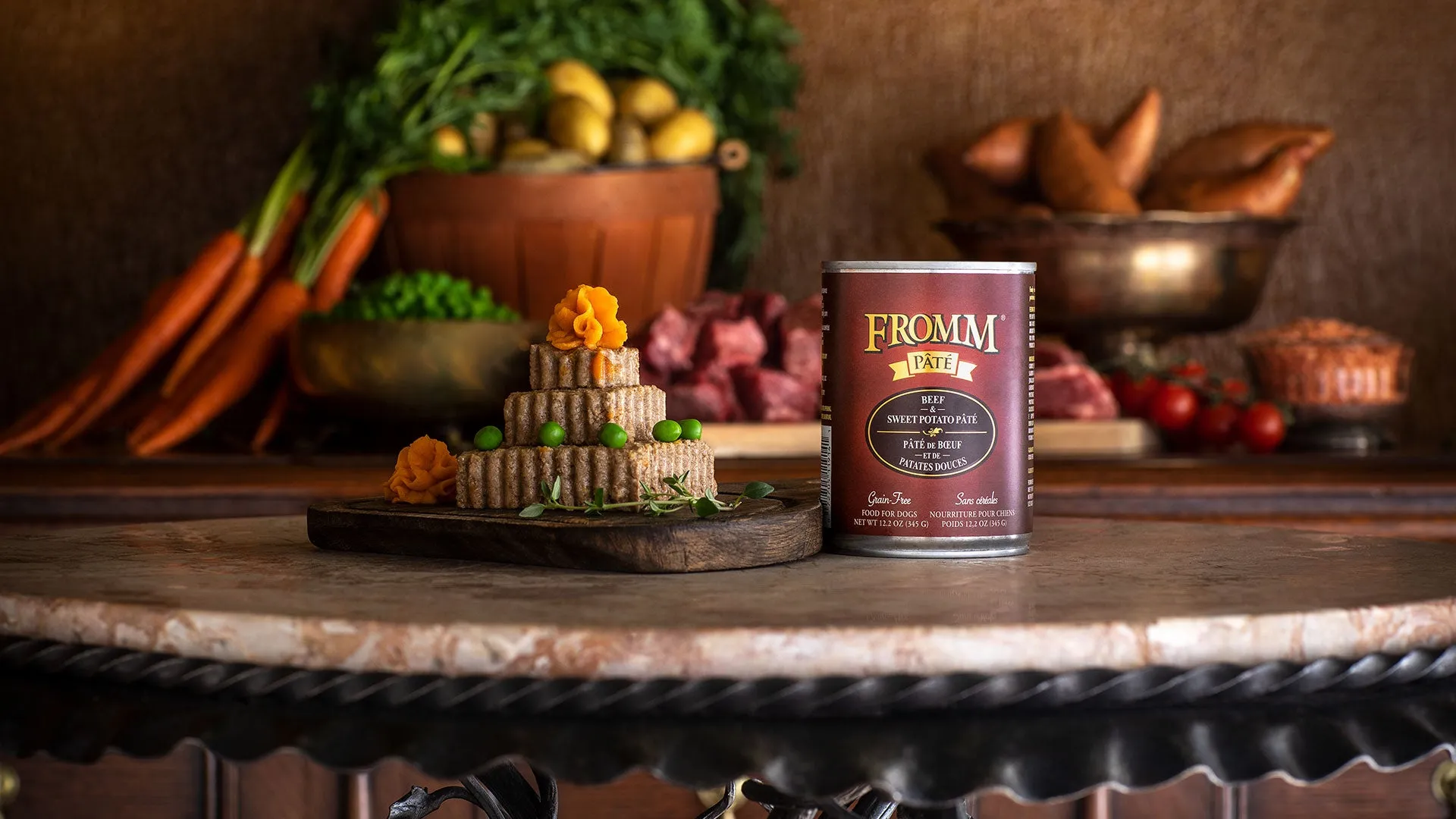 Fromm Grain Free Beef & Sweet Potato Pate Canned Wet Dog Food