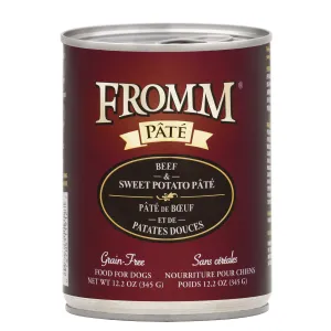 Fromm Grain Free Beef Sweet Potato Wet Dog Food 12.2oz