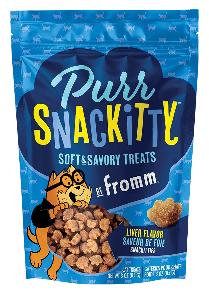 Fromm Purr Snackitty Liver Recipe 3-oz, Cat Treat