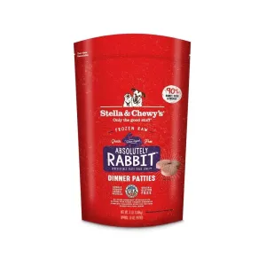 Frozen Raw Rabbit Dinner Patties Dog Food