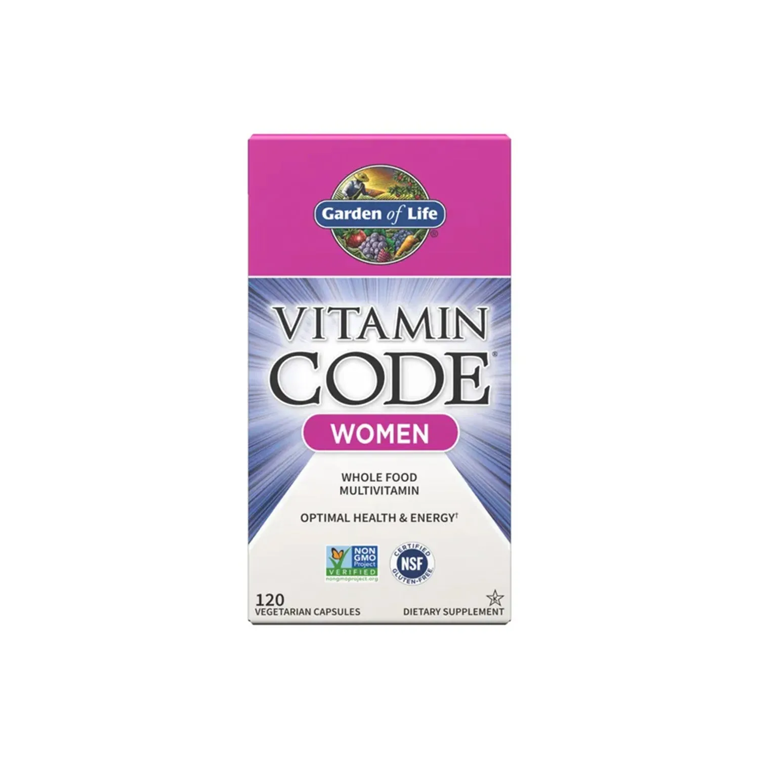 Garden of Life Vitamin Code Women Multivitamin 120 Capsules