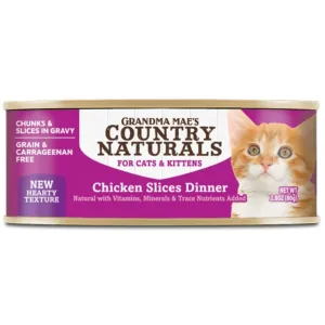 Grandma Mae's Chicken Slices in Gravy Wet Cat Food 2.8oz