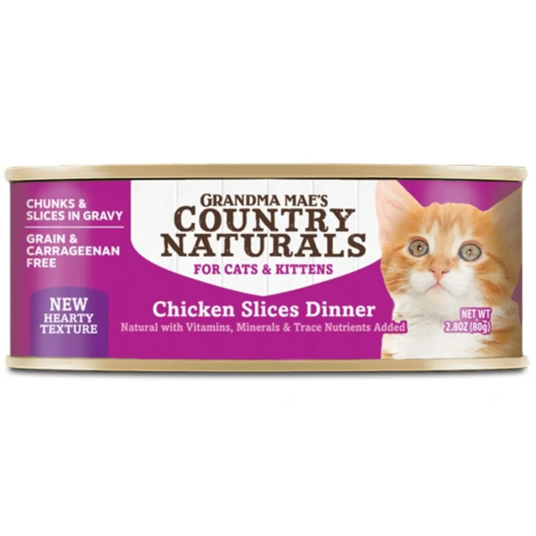 Grandma Mae's Chicken Slices in Gravy Wet Cat Food 2.8oz