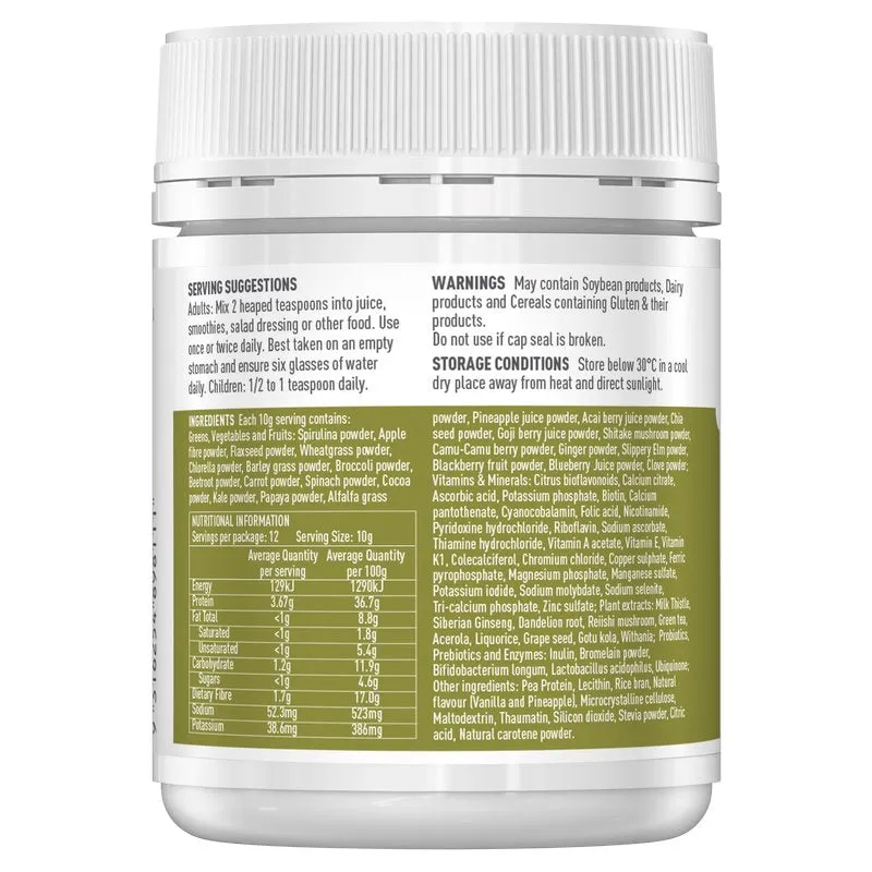 Healthy Care Super Greens 120g