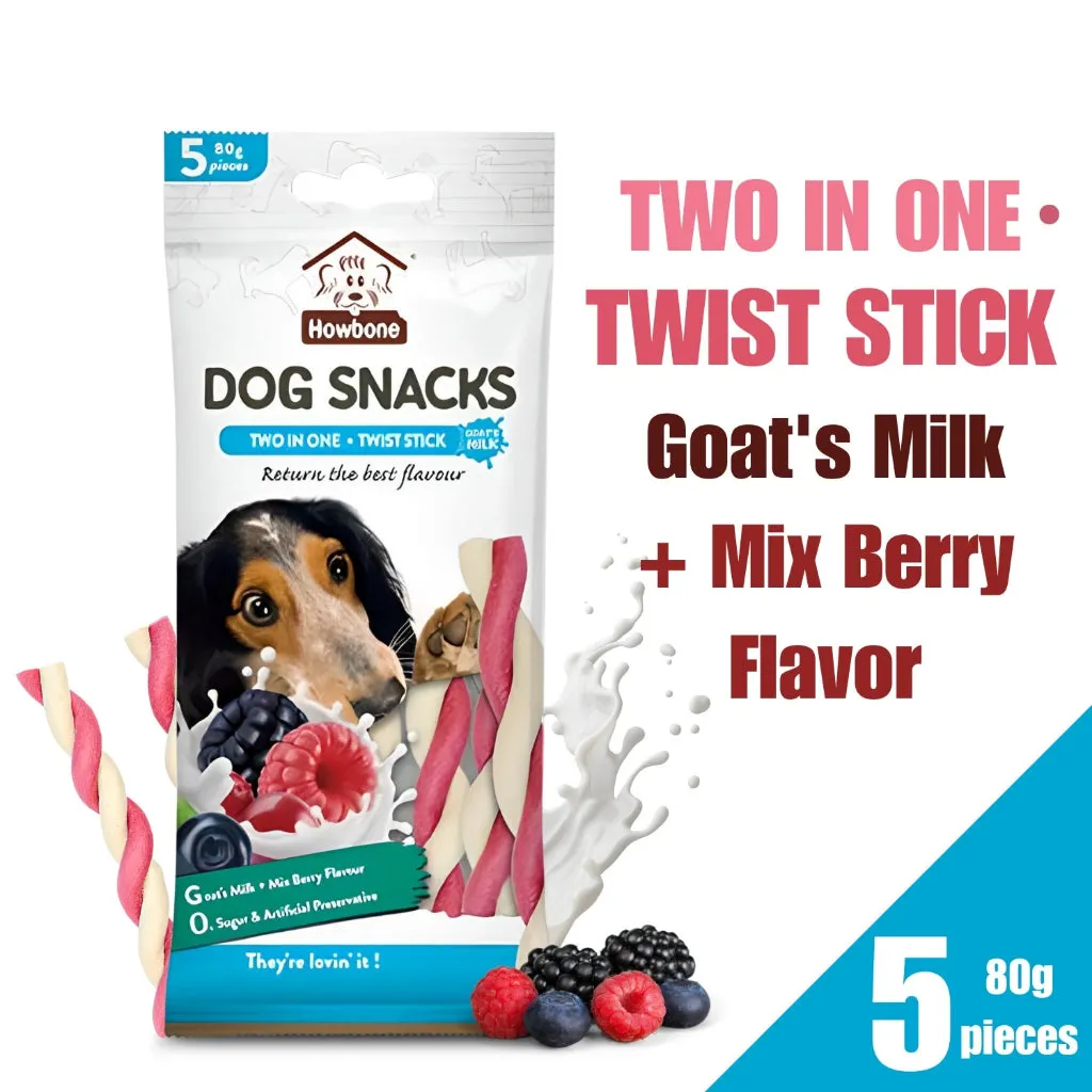 Howbone Dog Treats Twist