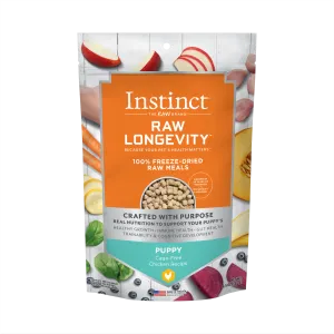 Instinct Raw Longevity Puppy Freeze-Dried Chicken Bites, Dog Food