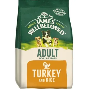 James Wellbeloved Adult Dry Dog Food with Turkey and Rice 2kg