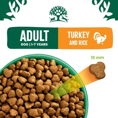 James Wellbeloved Adult Dry Dog Food with Turkey and Rice 2kg