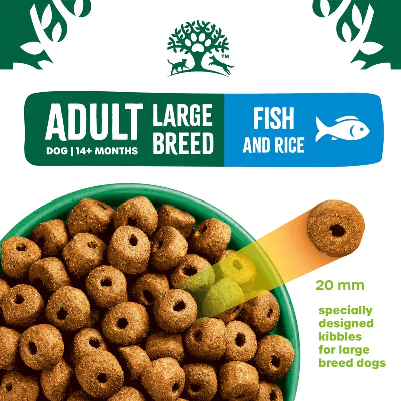 James Wellbeloved Fish & Rice Adult Large Breed 15kg - Free P&P