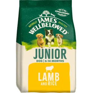 James Wellbeloved Junior Dog Lamb & Rice