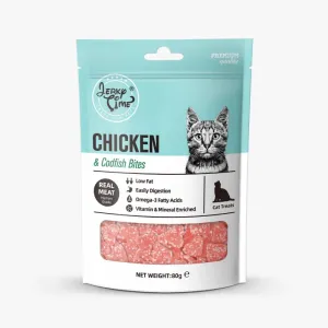 Jerky Time Cat Chicken & Codfish Bites 80g