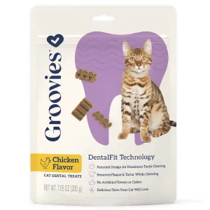 King Wholesale Groovies Cat Dental Treats 7.05oz