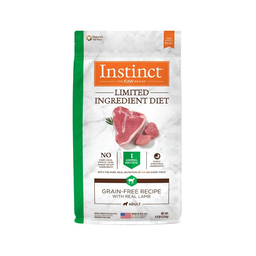 Limited Ingredient Diet Grain Free Adult Dog Dry Food - Lamb
