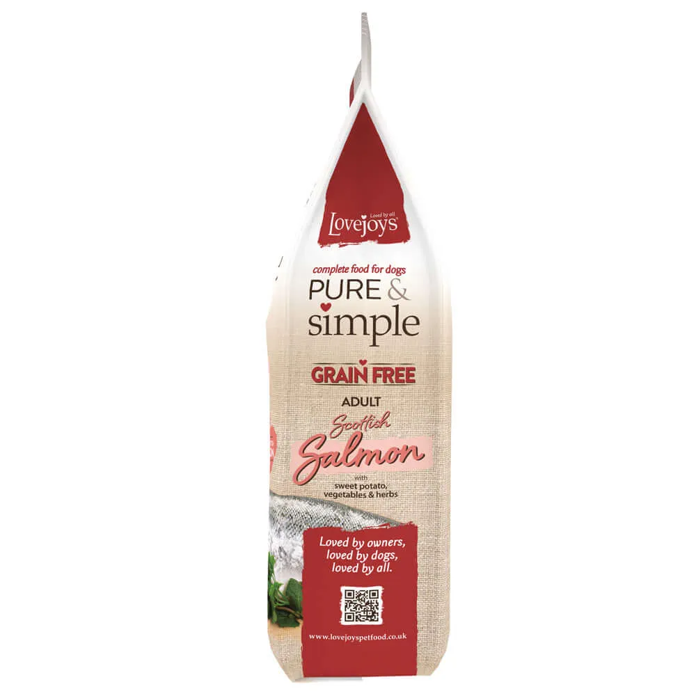 Lovejoys Salmon Pure & Simple Grain Free Complete Adult Dog Food