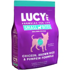 Lucy Pet Chicken Brown Rice Pumpkin L.I.D. Small Bites Formula Dog Food 4.5lb