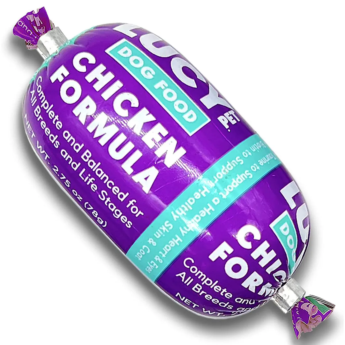 Lucy Pet Products Chicken Formula Roll Wet Dog Food 2.75oz
