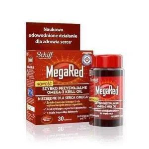 MegaRed Omega-3 Krill Oil 300mg x 30 capsules